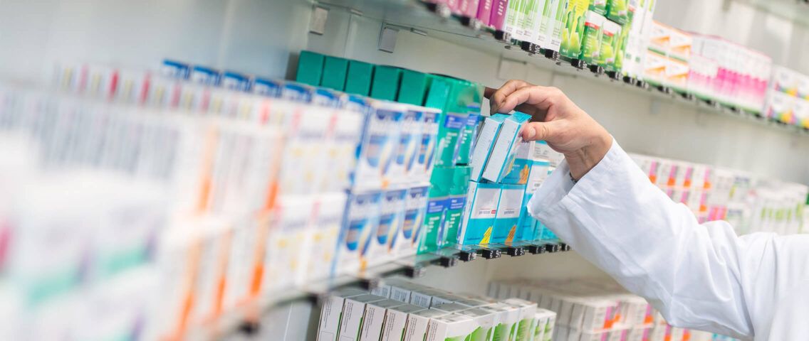 Pharmacy shelf